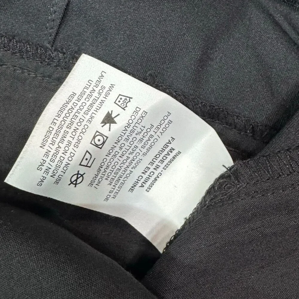 Nike Golf Pants Men's‎ Black Flat Front Modern Fit Lightweight Athletic